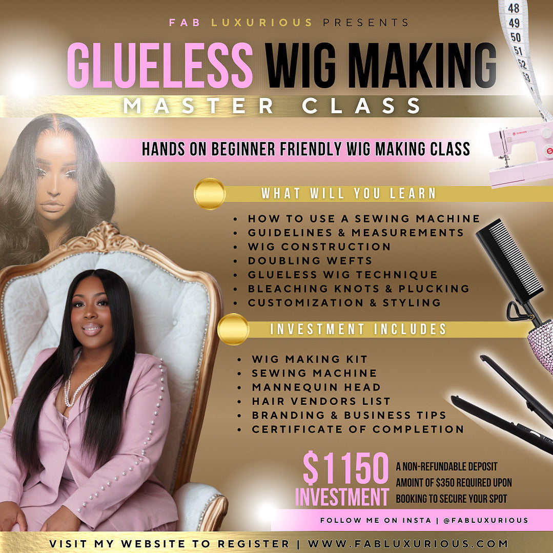 Chicago 1 on 1 Wig Making Class