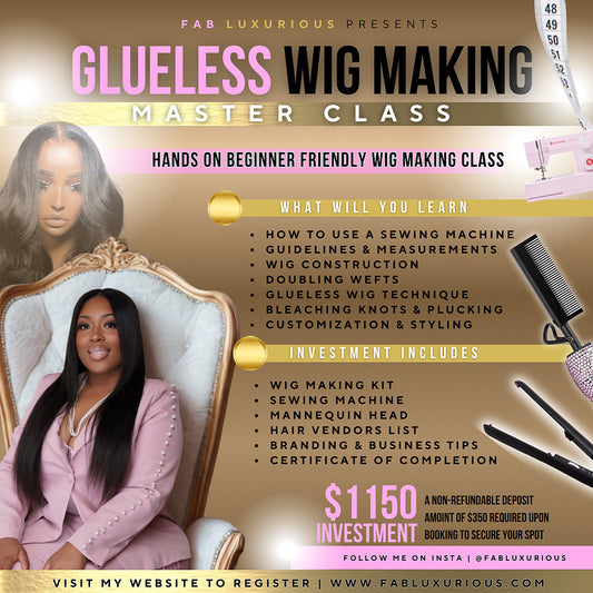 Chicago 1 on 1 Wig Making Class