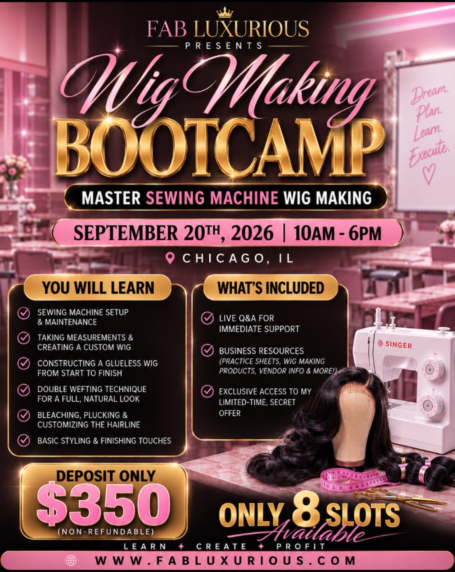 Luxe Hair Mastery 2 Day Bootcamp